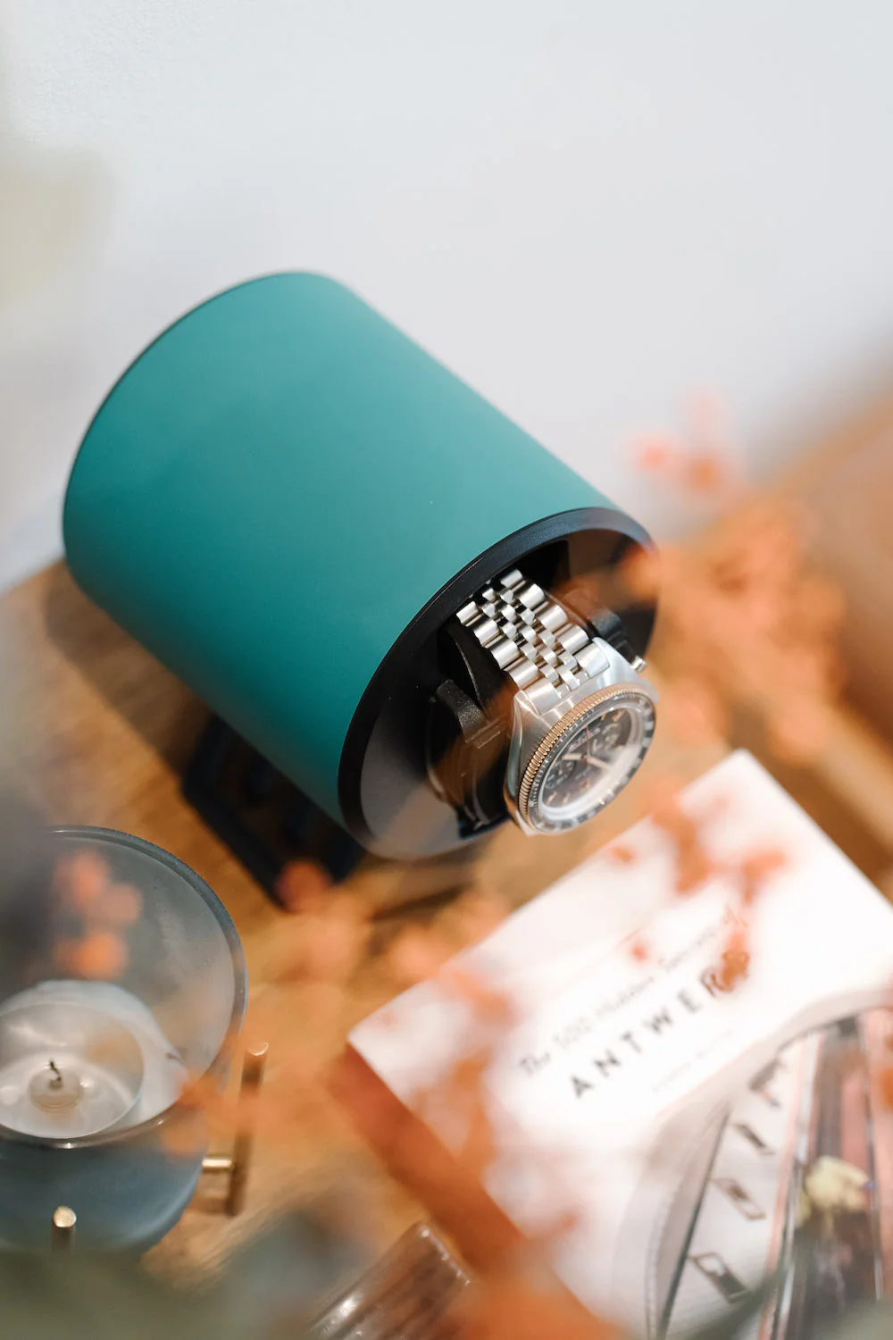 Swiss Capsule Watch Winder Single Green PC 005 D - Image 3