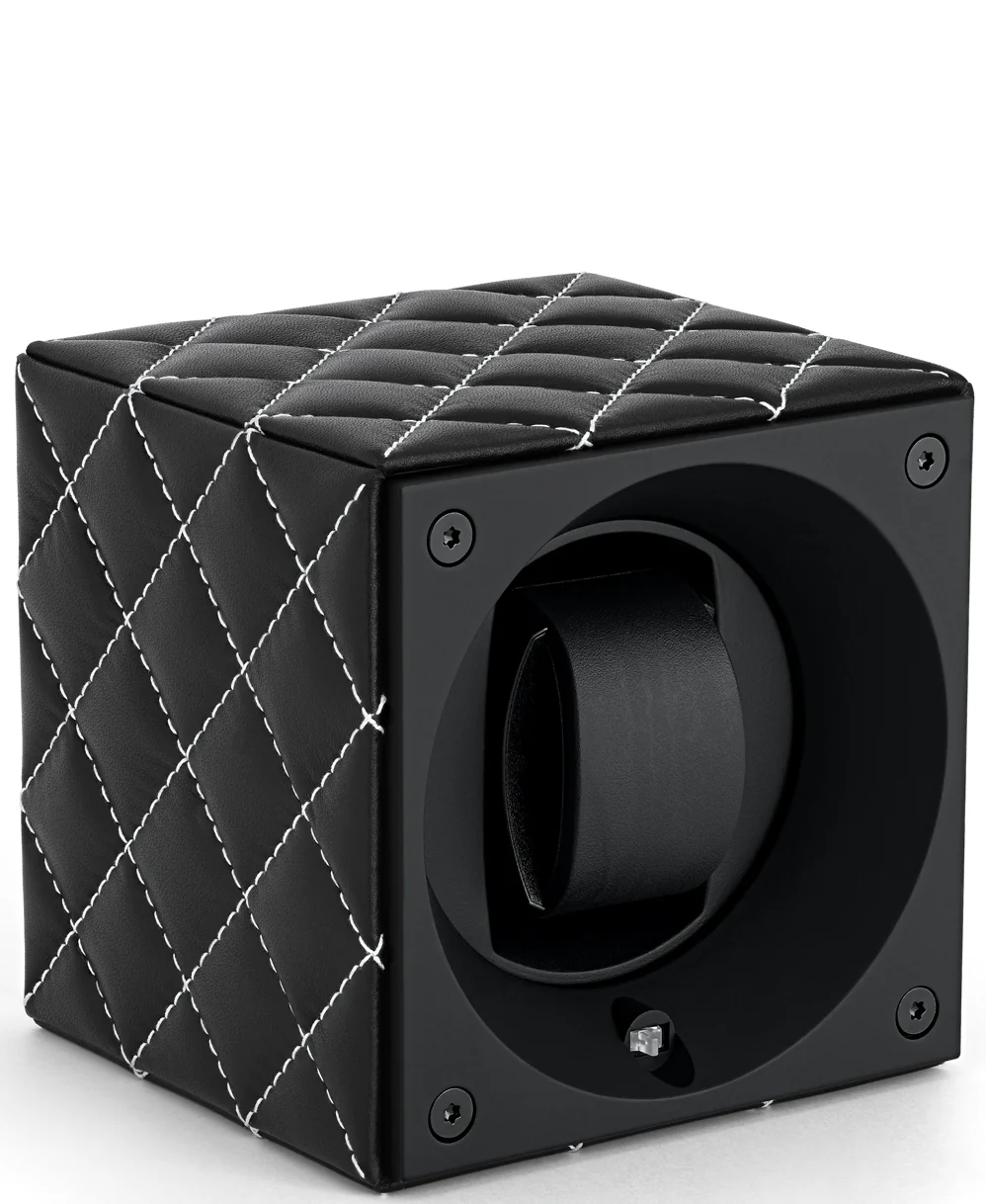 Swiss Kubik Watch Winder Single Black Couture