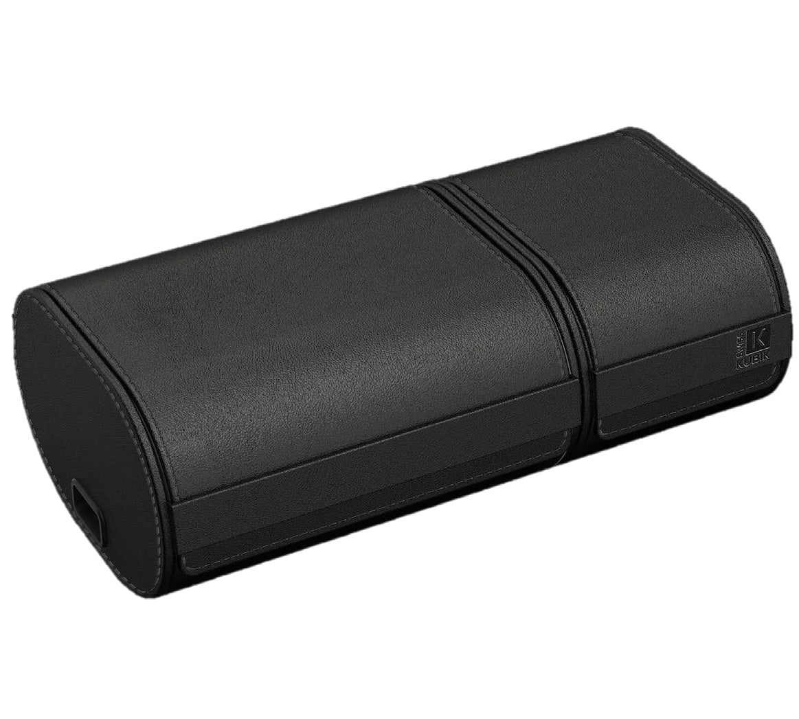 Swiss Kubik Watch Winder Travelbox Black Leather - Image 3