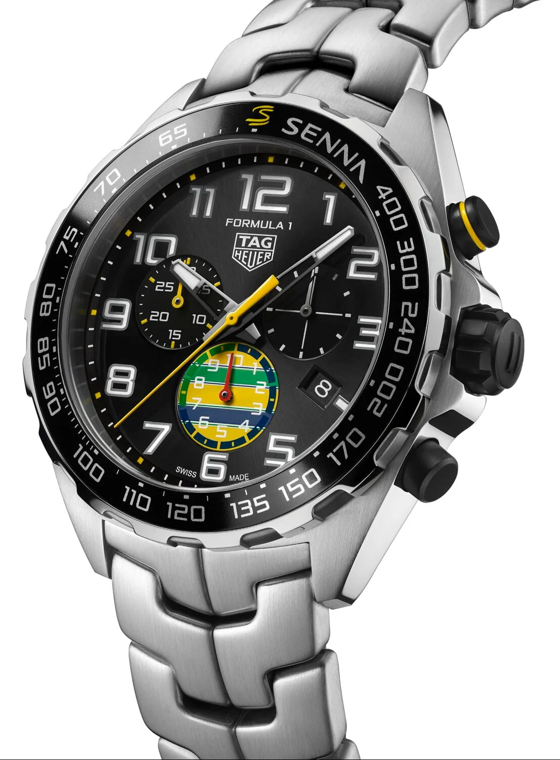 TAG Heuer Formula 1 Chronograph x Senna Special Edition Watch - Image 3