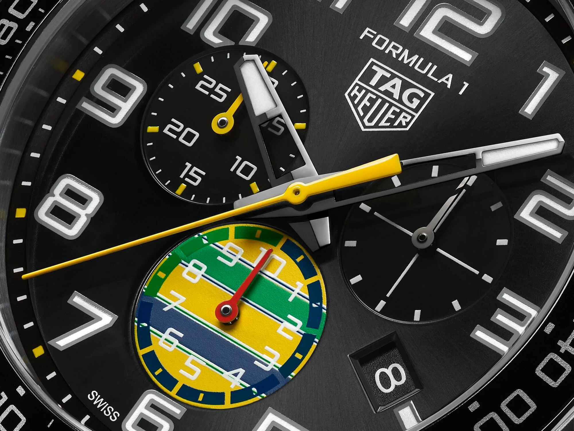 TAG Heuer Formula 1 Chronograph x Senna Special Edition Watch - Image 6