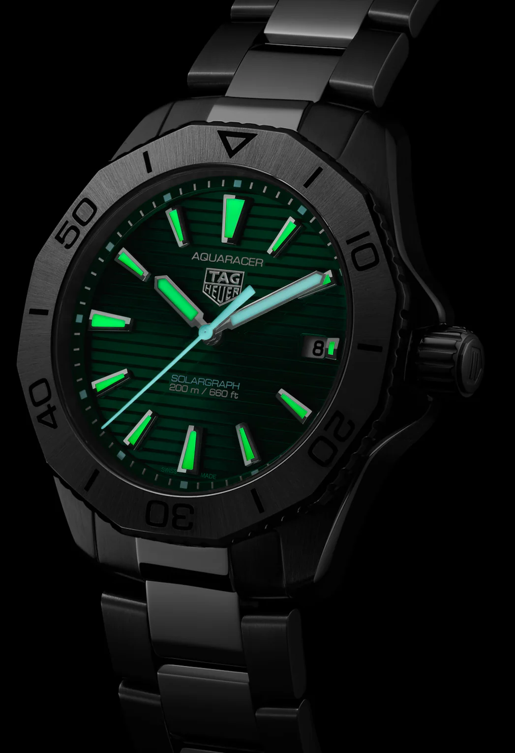 TAG Heuer Aquaracer Professional 200 Solargraph 40 Watch - Image 3