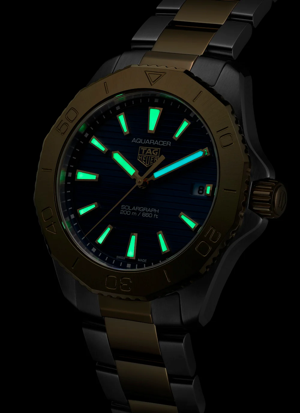 TAG Heuer Aquaracer Professional 200 Solargraph 40mm Watch - Image 2