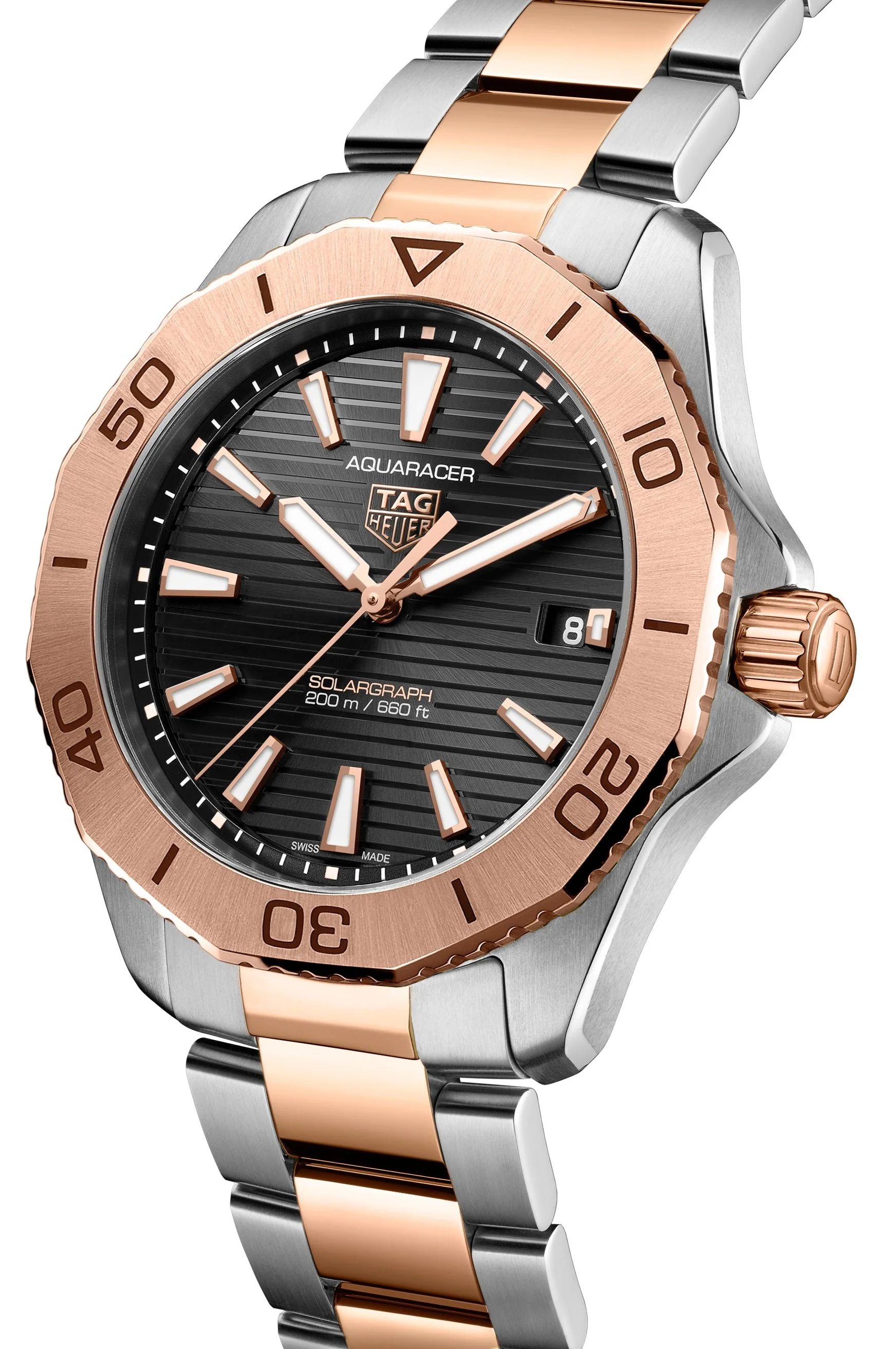 TAG Heuer Aquaracer Professional 200 Solargraph 40mm Watch - Image 2