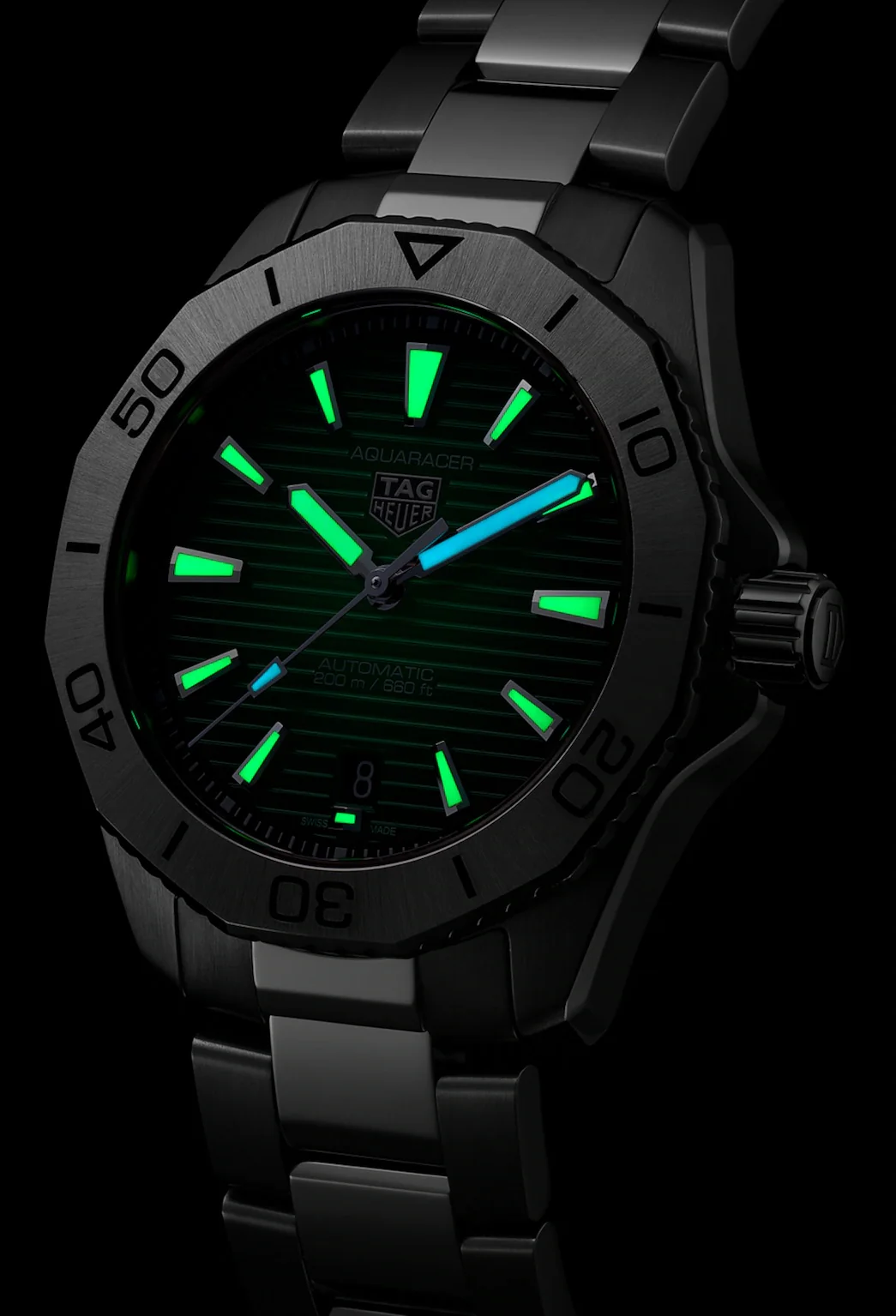 TAG Heuer Aquaracer Professional 200 Green Watch - Image 3