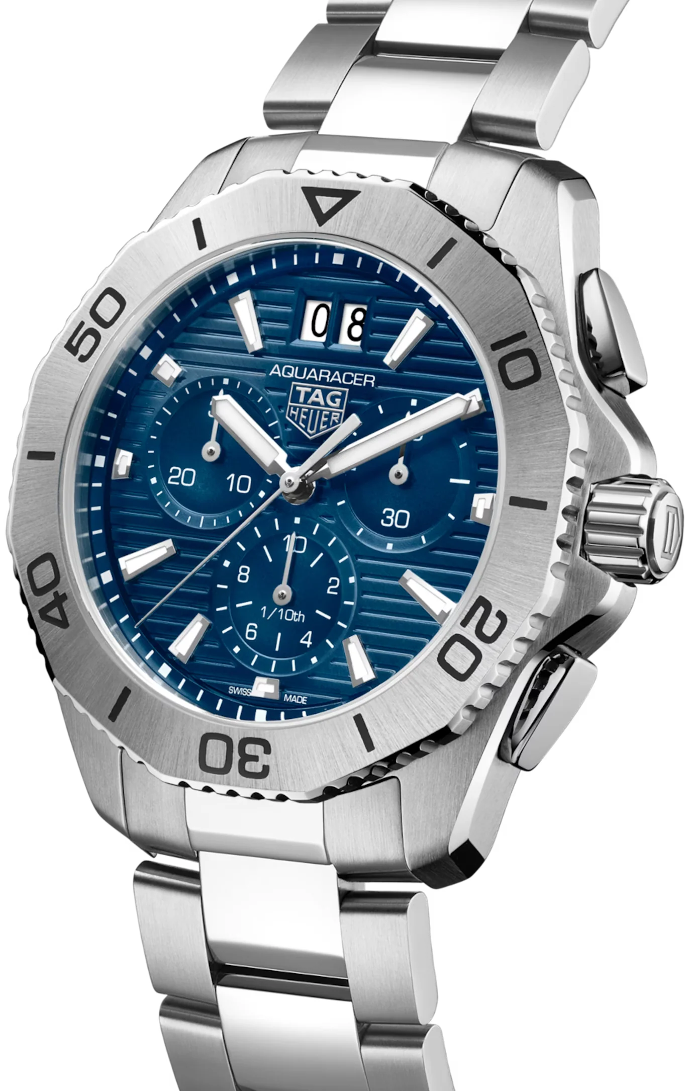 TAG Heuer Aquaracer Quartz Chrono Watch - Image 3