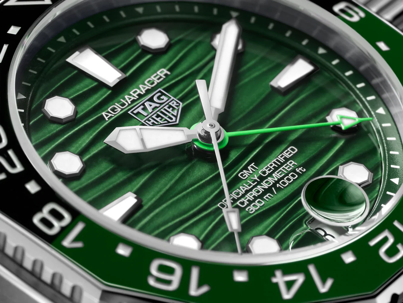 TAG Heuer Aquaracer Professional 300 GMT Bracelet Watch - Image 4