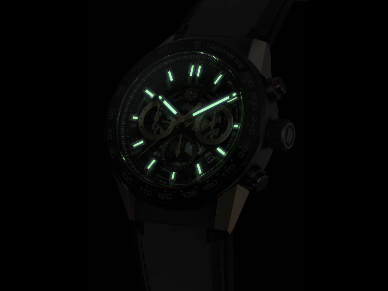 TAG Heuer Watch Carrera Automatic Chronograph Calibre Heuer 02 Rose Gold - Image 4