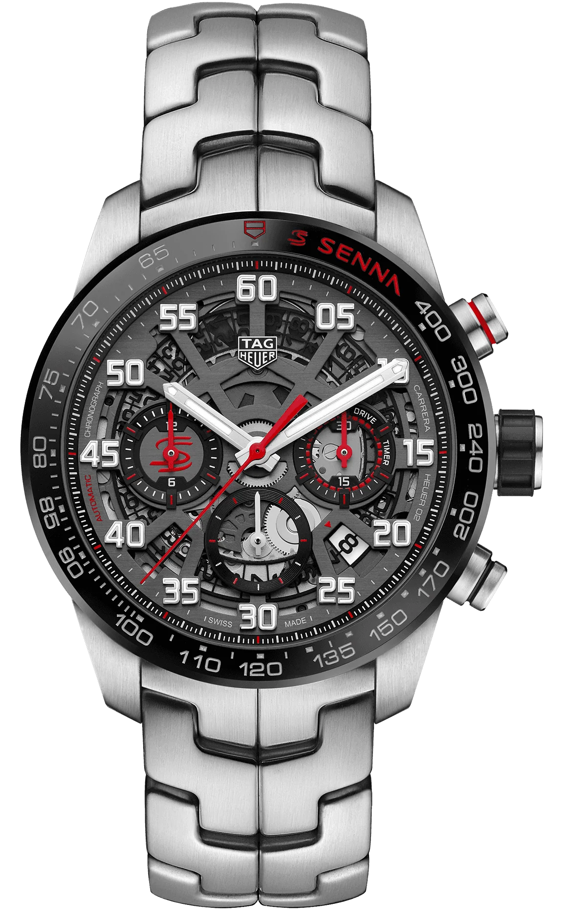 TAG Heuer Watch Carrera Calibre Heuer 02 Senna Special Edition