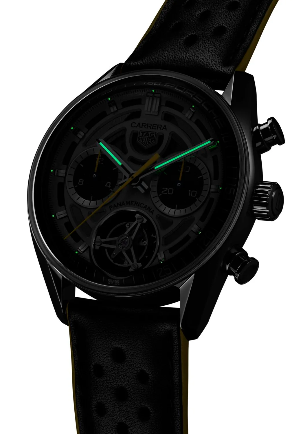 TAG Heuer Carrera Chronograph Tourbilxon x Porsche Panamericana Limited Edition Watch - Image 5