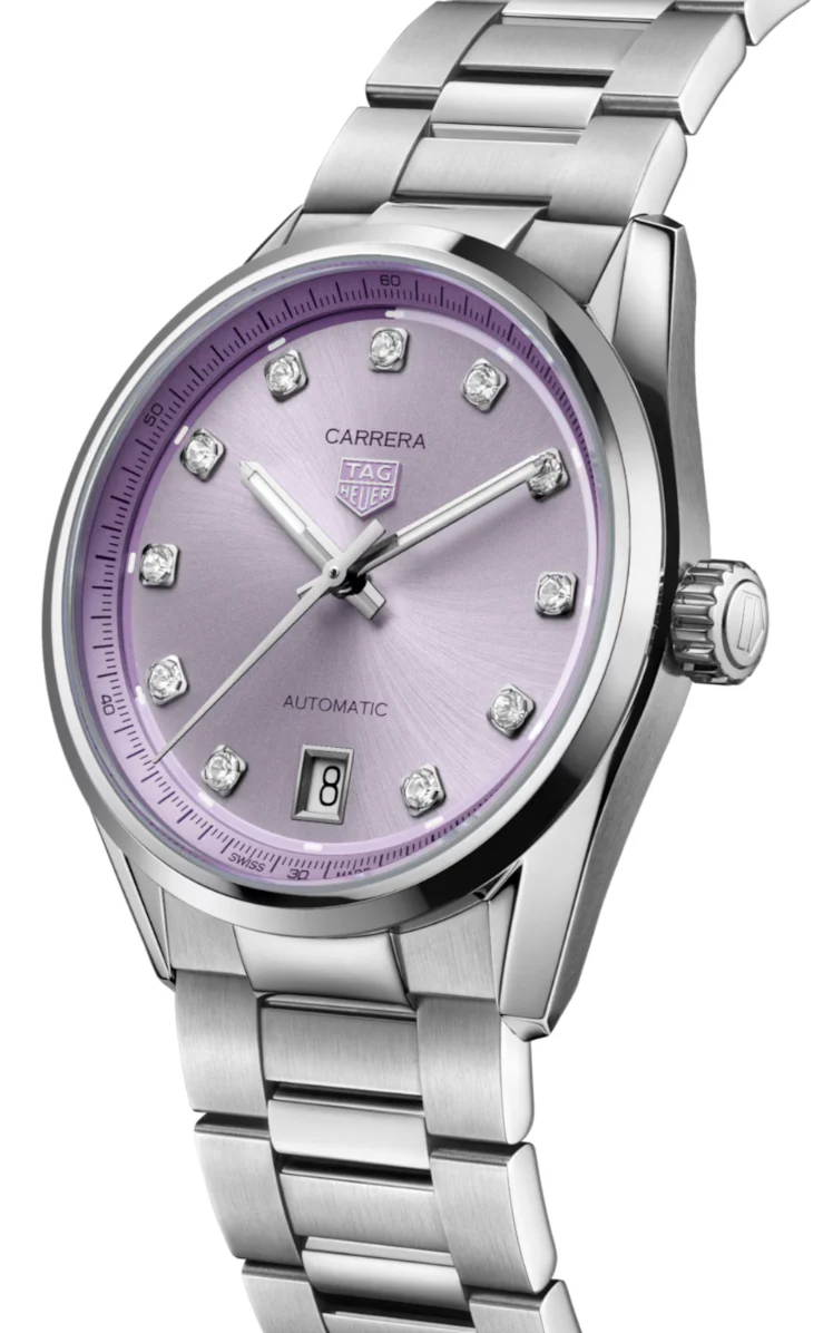 TAG Heuer Carrera Date Purple Watch - Image 3