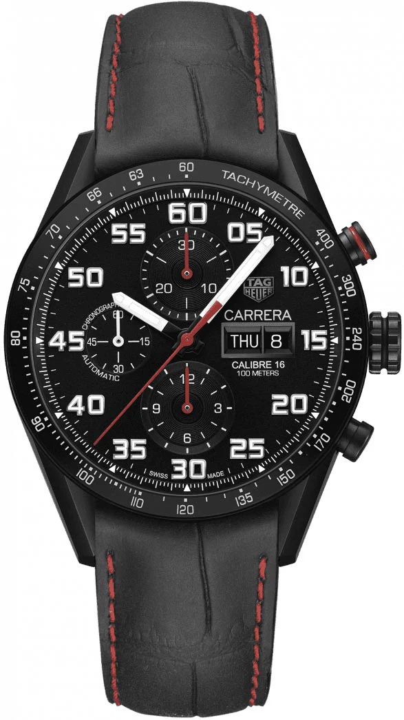 TAG Heuer Watch Carrera Day Date Automatic Chronograph D