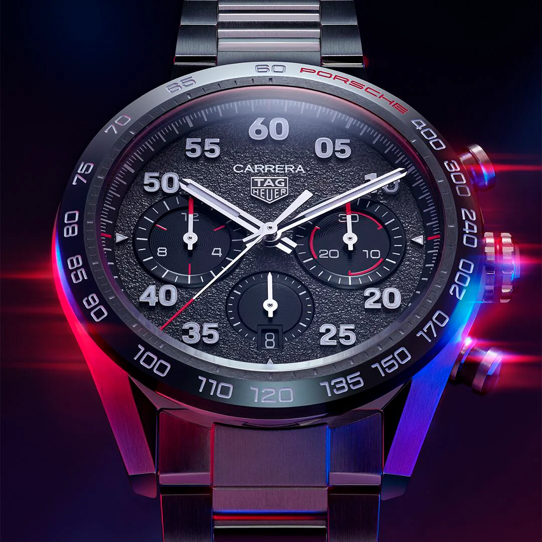 TAG Heuer Carrera Porsche Heuer 02 Automatic Chronograph Watch - Image 7