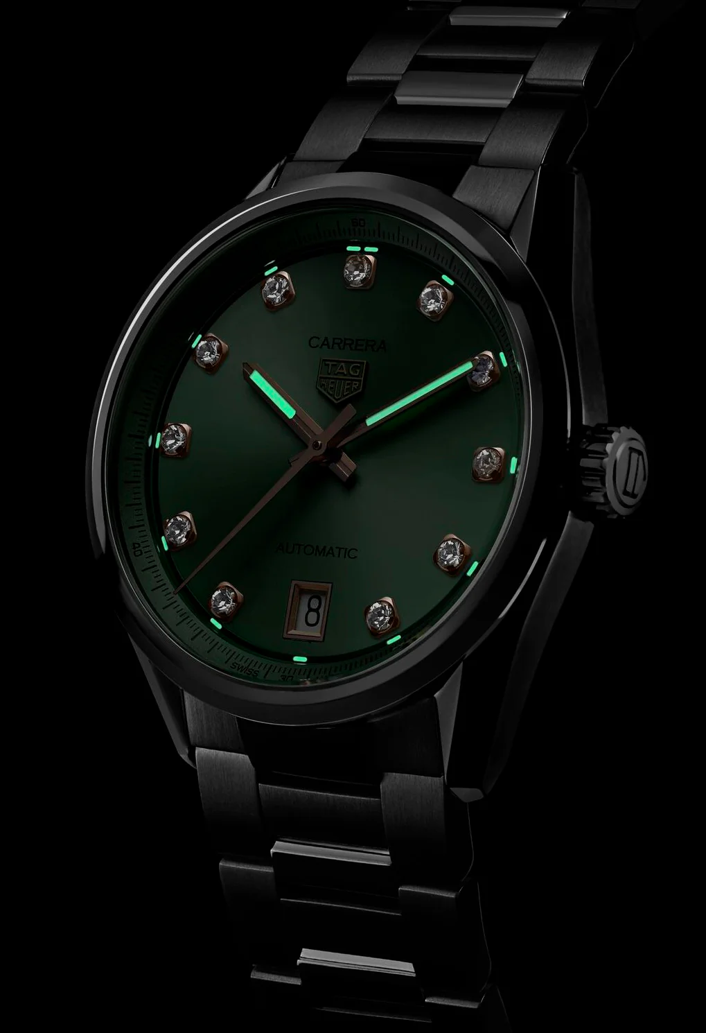 TAG Heuer Carrera Green Watch - Image 2
