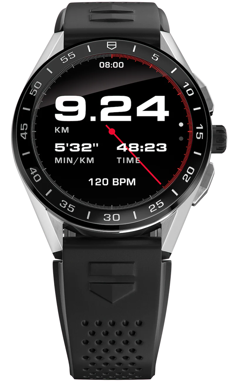 TAG Heuer Watch Connected 45 Steel Black Rubber - Image 6