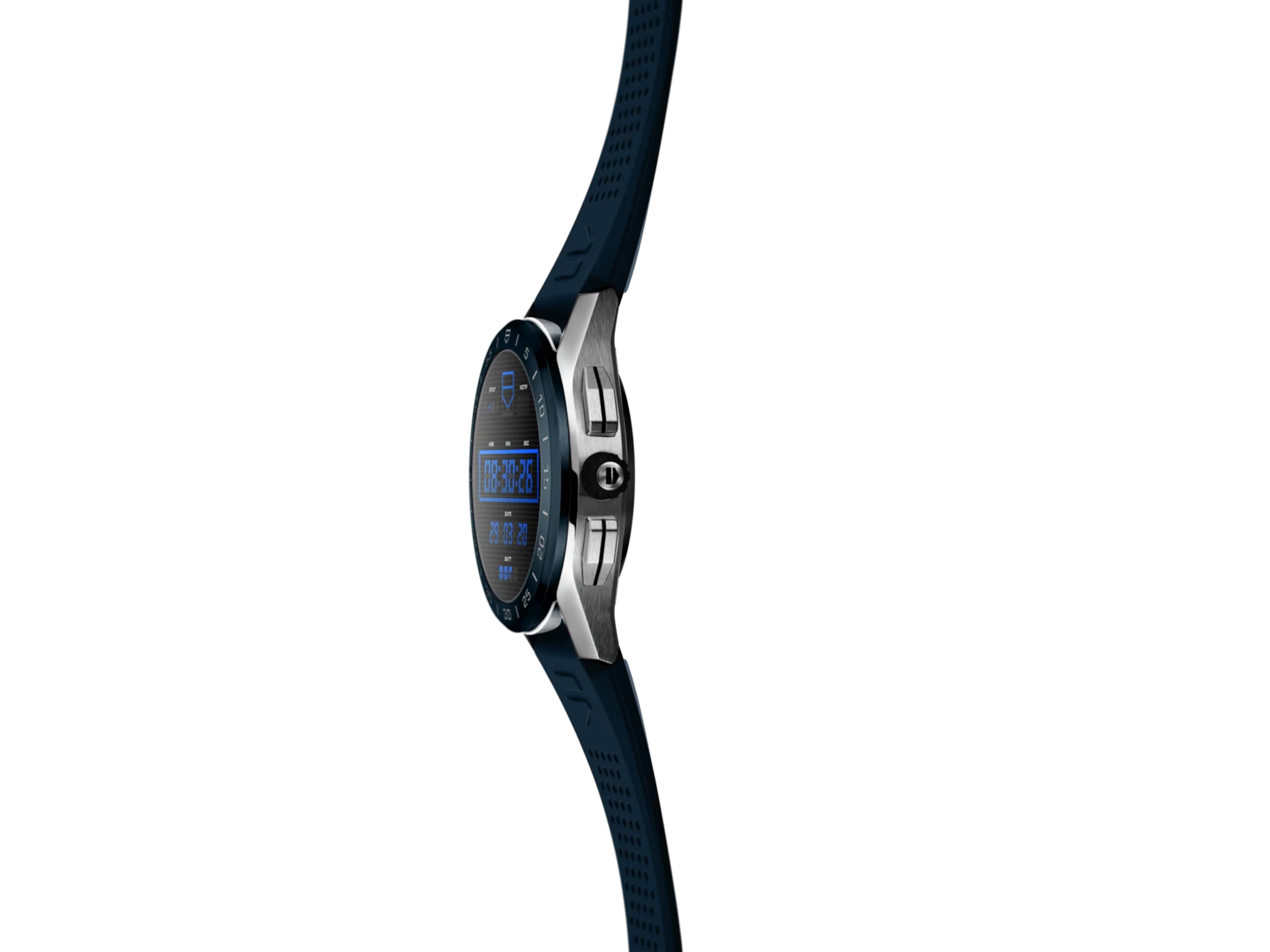 TAG Heuer Watch Connected 45 Steel Blue Rubber - Image 5
