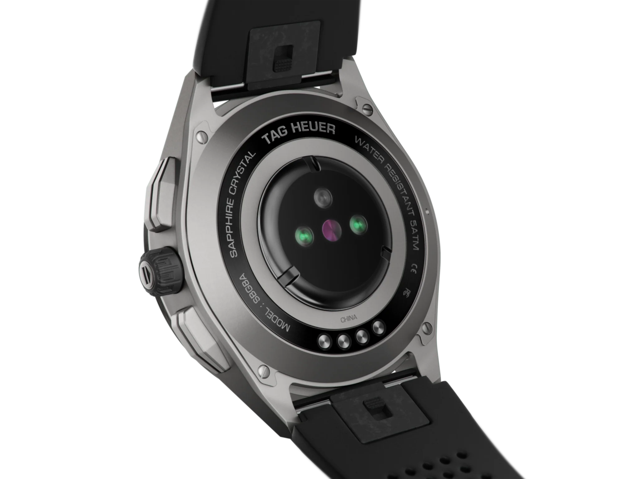 TAG Heuer Watch Connected 45 Titanium Black Rubber - Image 4