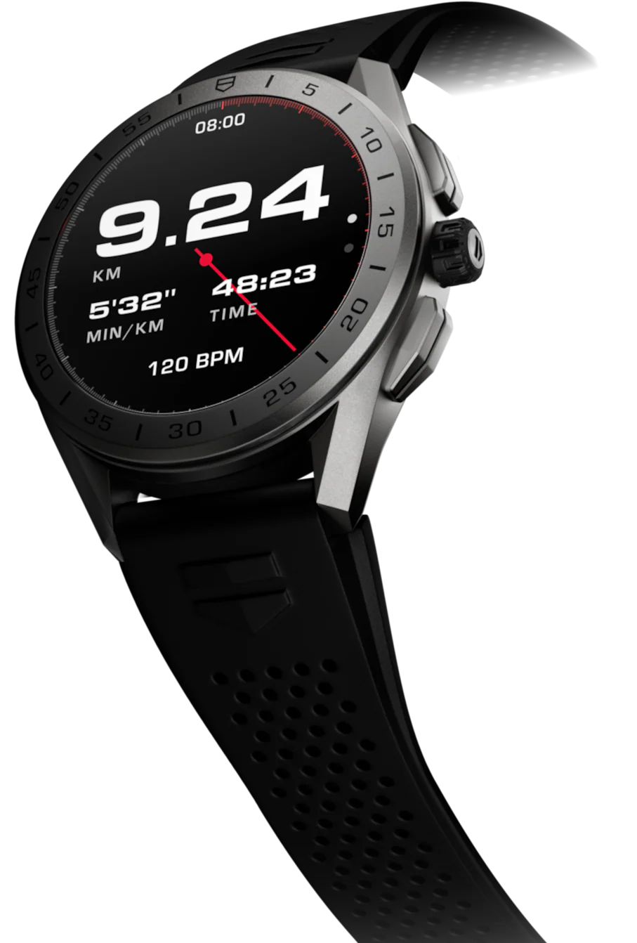 TAG Heuer Watch Connected 45 Titanium Black Rubber - Image 5