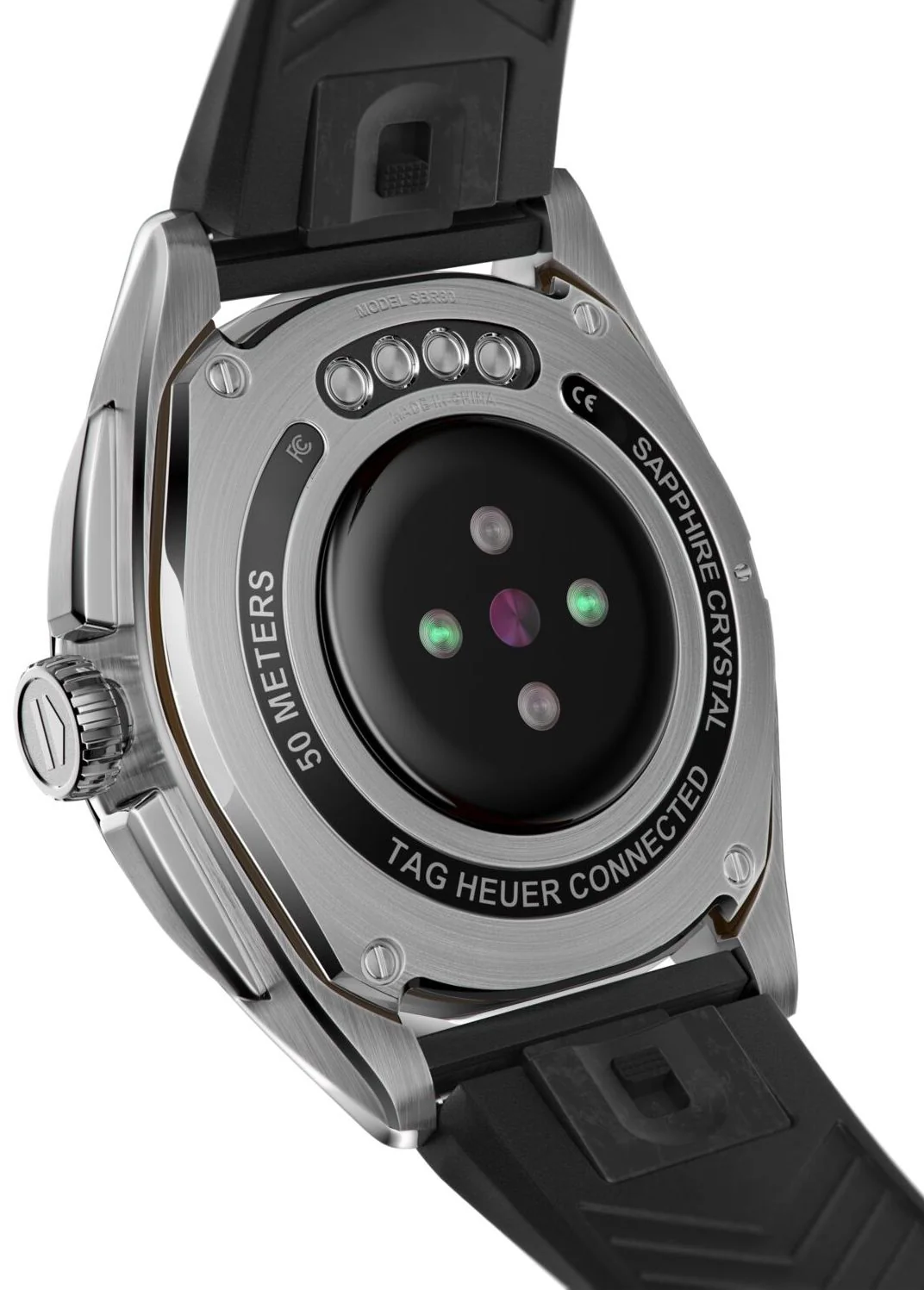 TAG Heuer Connected Calibre E4 42 Black Rubber Watch D - Image 2