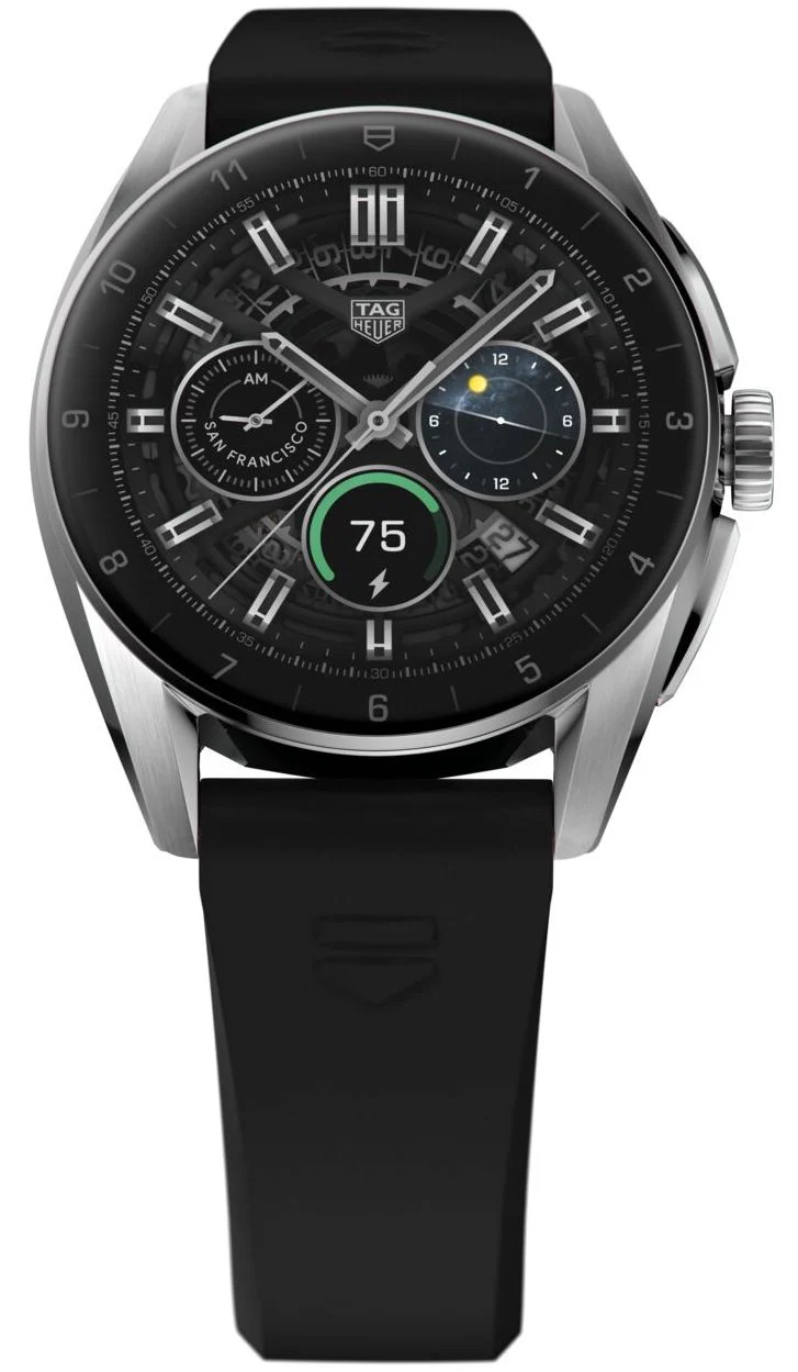 TAG Heuer Connected Calibre E4 42 Black Rubber Watch D - Image 3