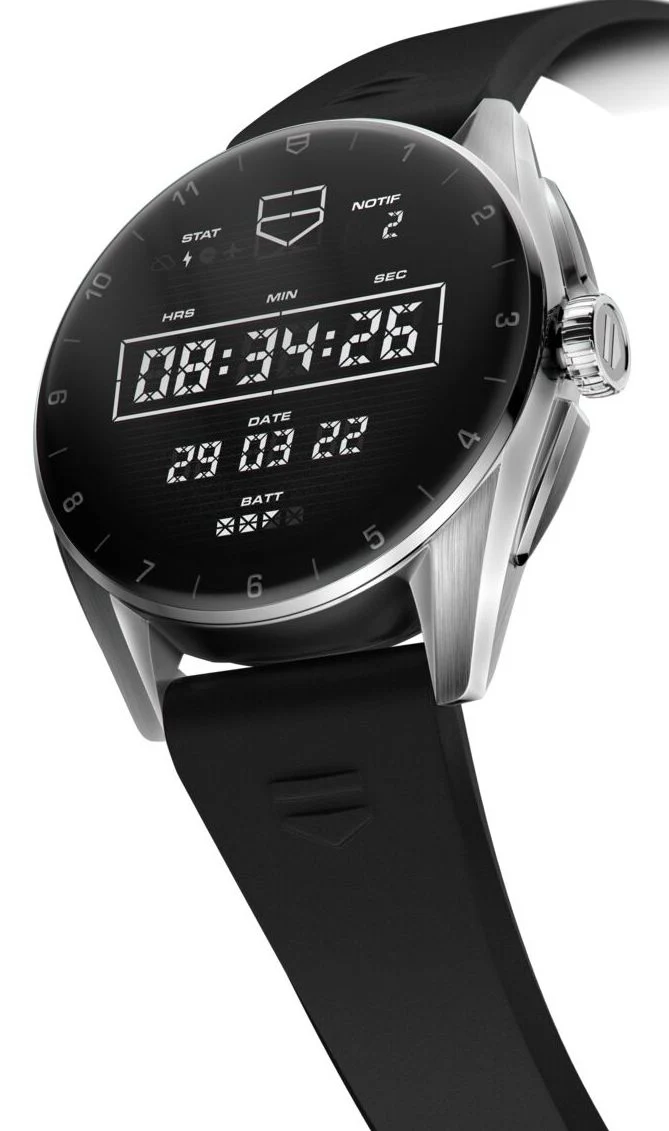 TAG Heuer Connected Calibre E4 42 Black Rubber Watch D - Image 5