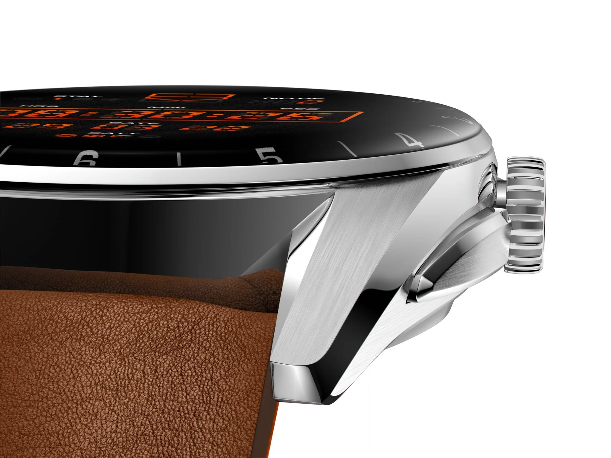 TAG Heuer Watch Connected Calibre E4 42 Brown Leather - Image 4