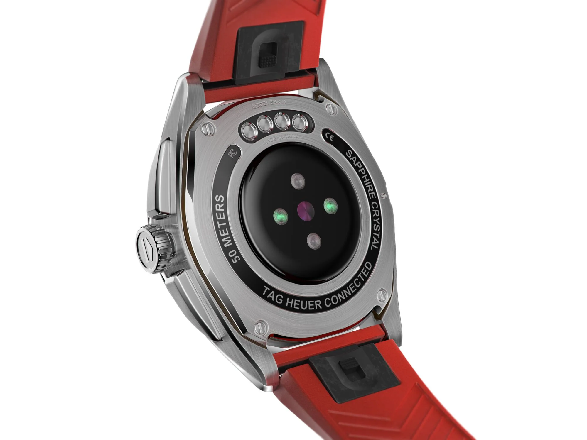 TAG Heuer Watch Connected Calibre E4 42 Red Rubber - Image 6