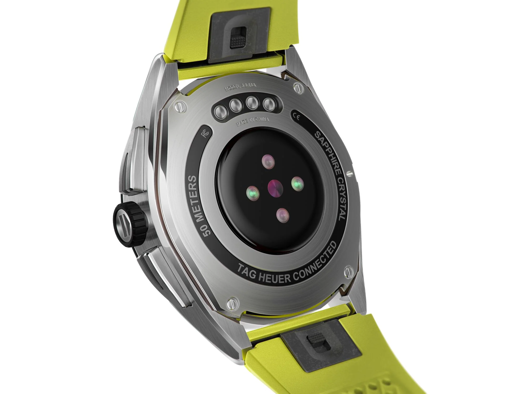 TAG Heuer Watch Connected Calibre E4 45 Lime Rubber - Image 6