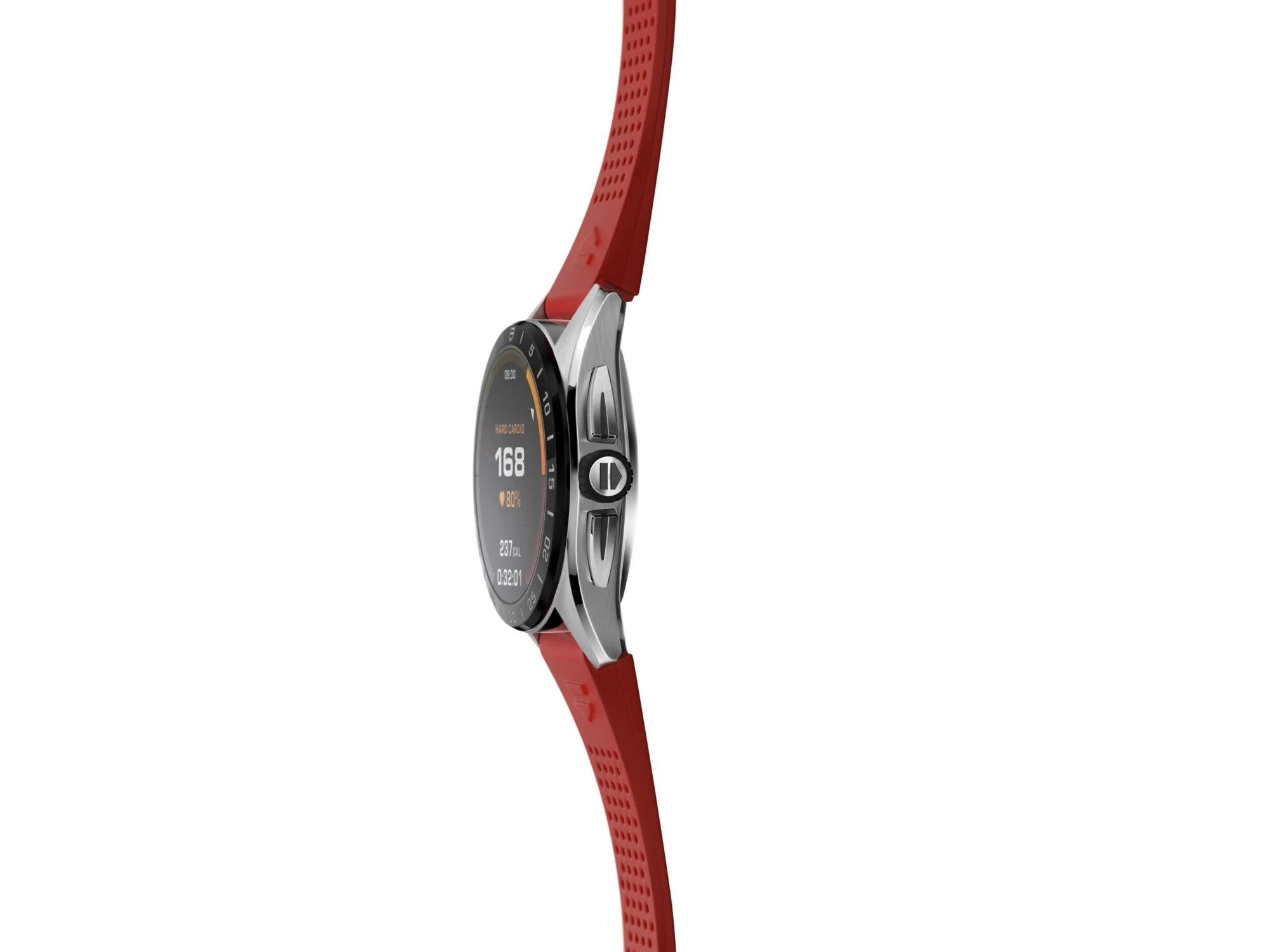 TAG Heuer Watch Connected Calibre E4 45 Red Rubber - Image 5