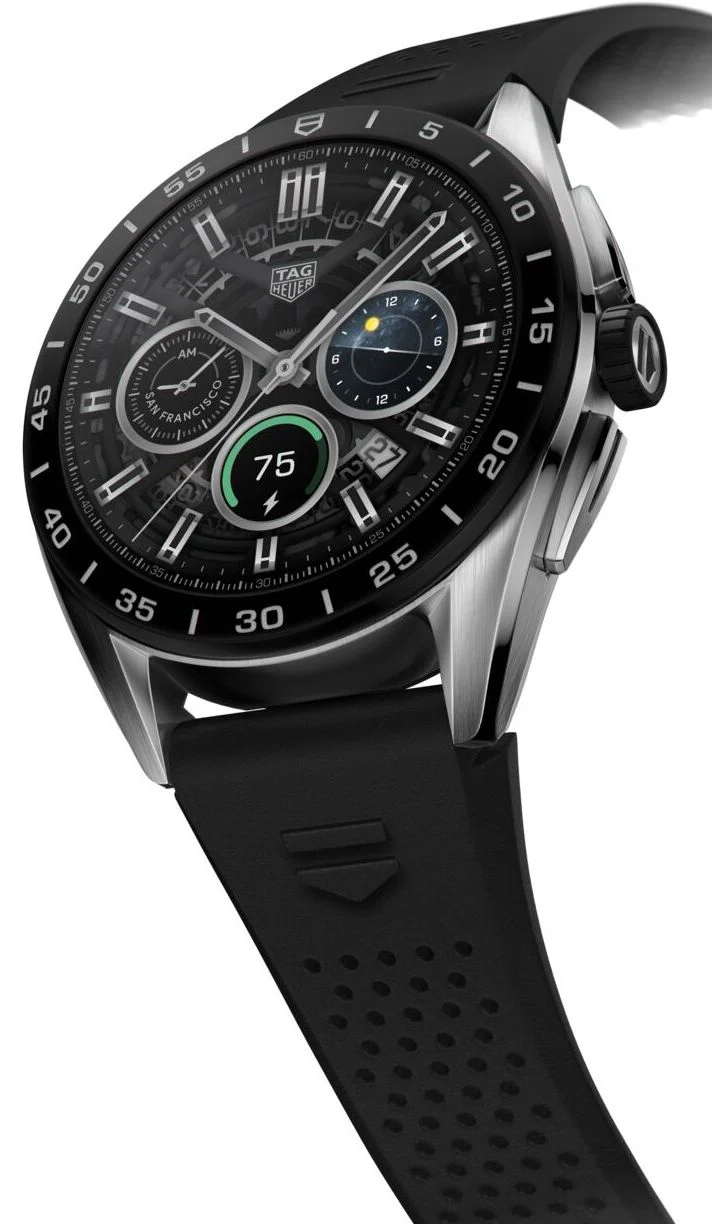 TAG Heuer Connected Calibre E4 Black 45 Rubber D - Image 5