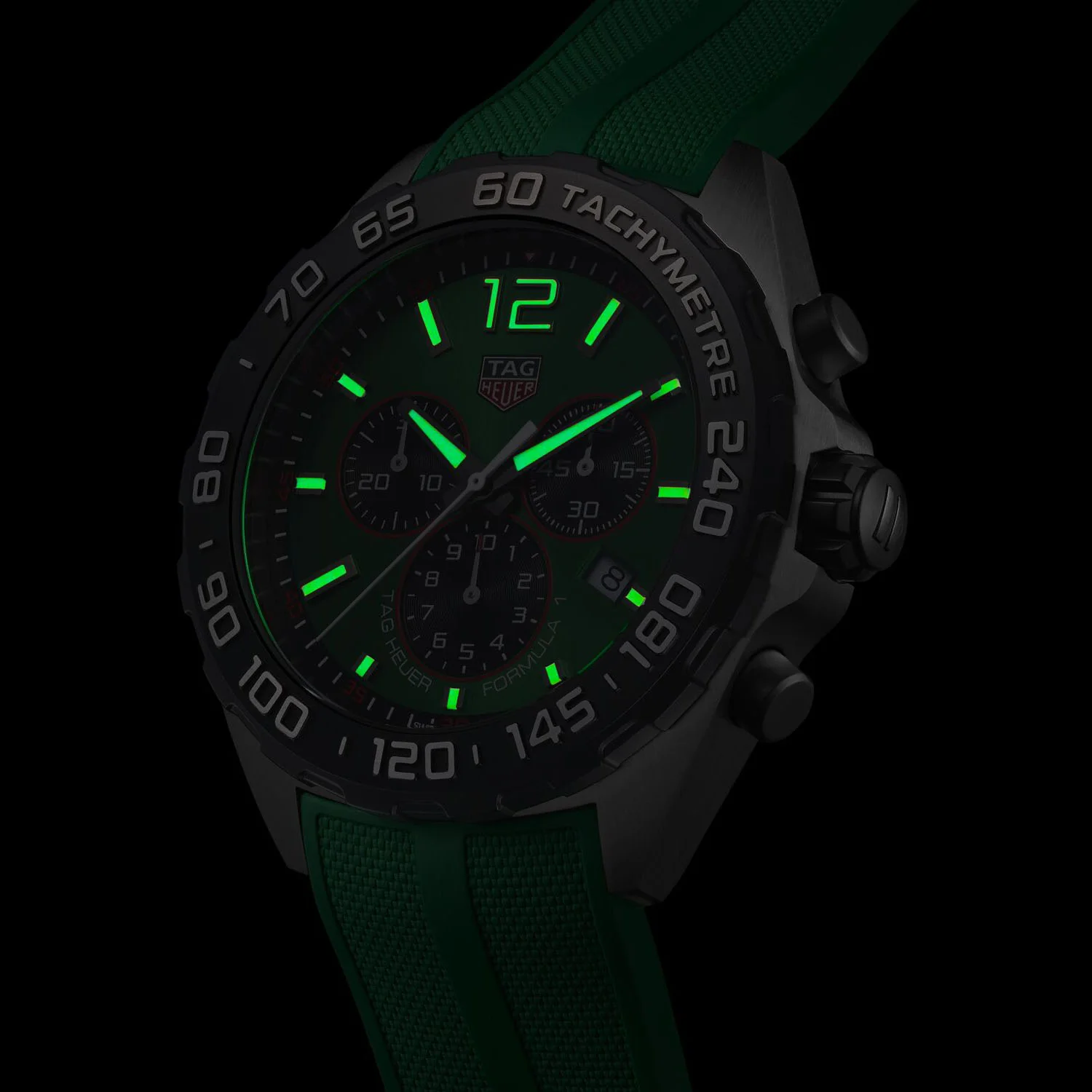 TAG Heuer Formula 1 Chronograph Green Watch - Image 3