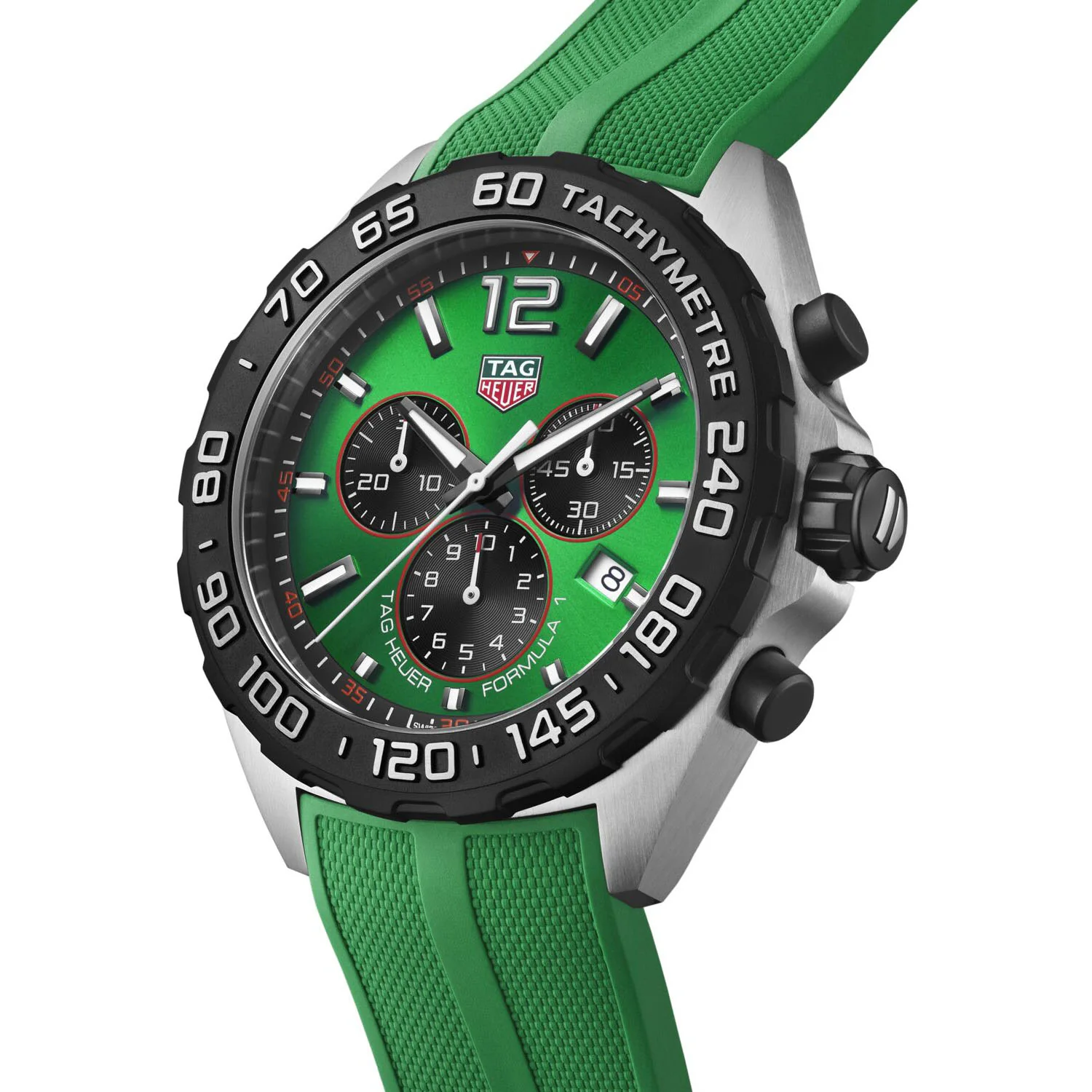 TAG Heuer Formula 1 Chronograph Green Watch - Image 4