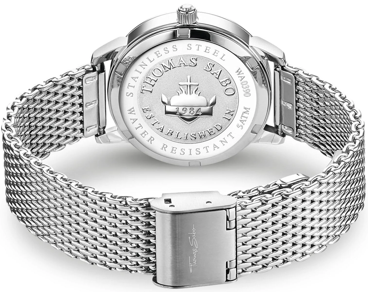 Thomas Sabo Snowflakes 3D Optics Blue Silver Ladies Watch D - Image 3