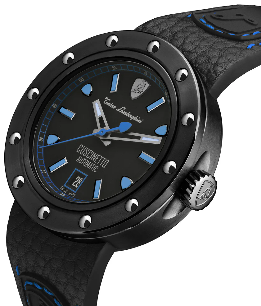 Tonino Lamborghini Watch Cuscinetto Black Blue - Image 2
