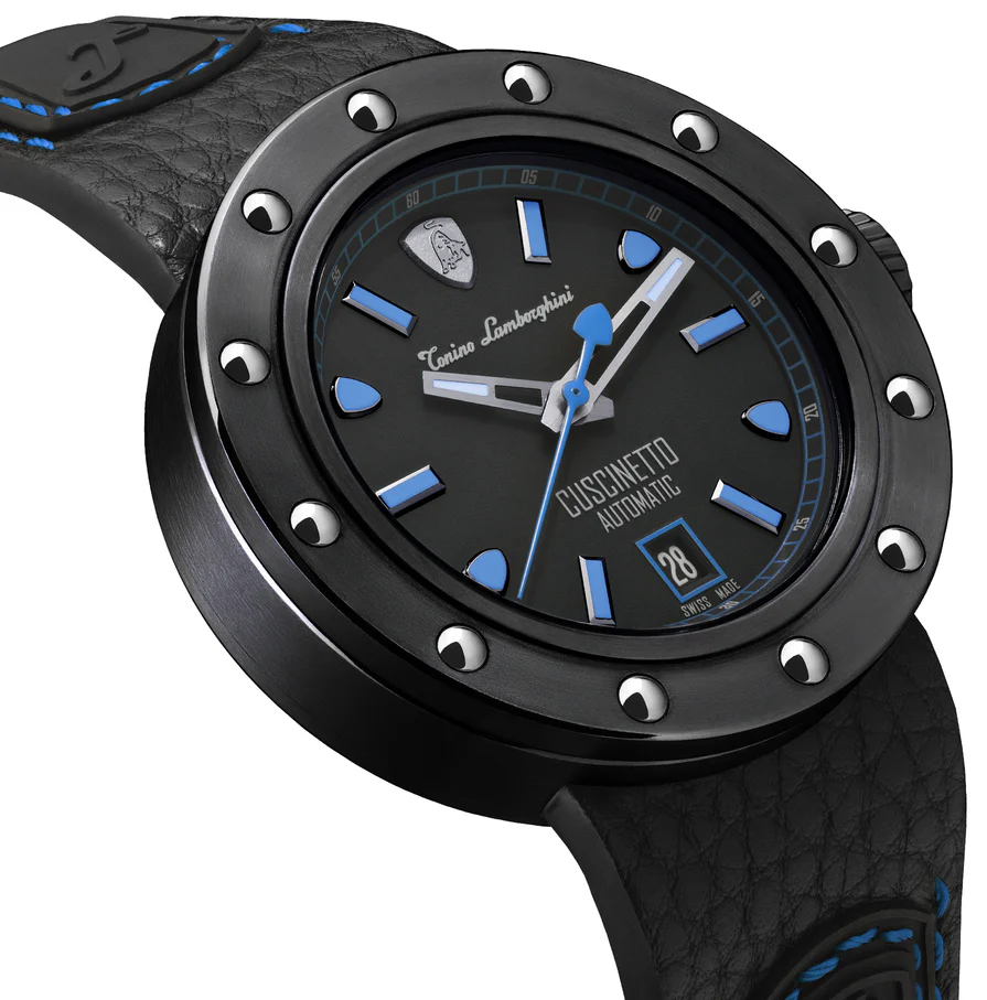 Tonino Lamborghini Watch Cuscinetto Black Blue - Image 3