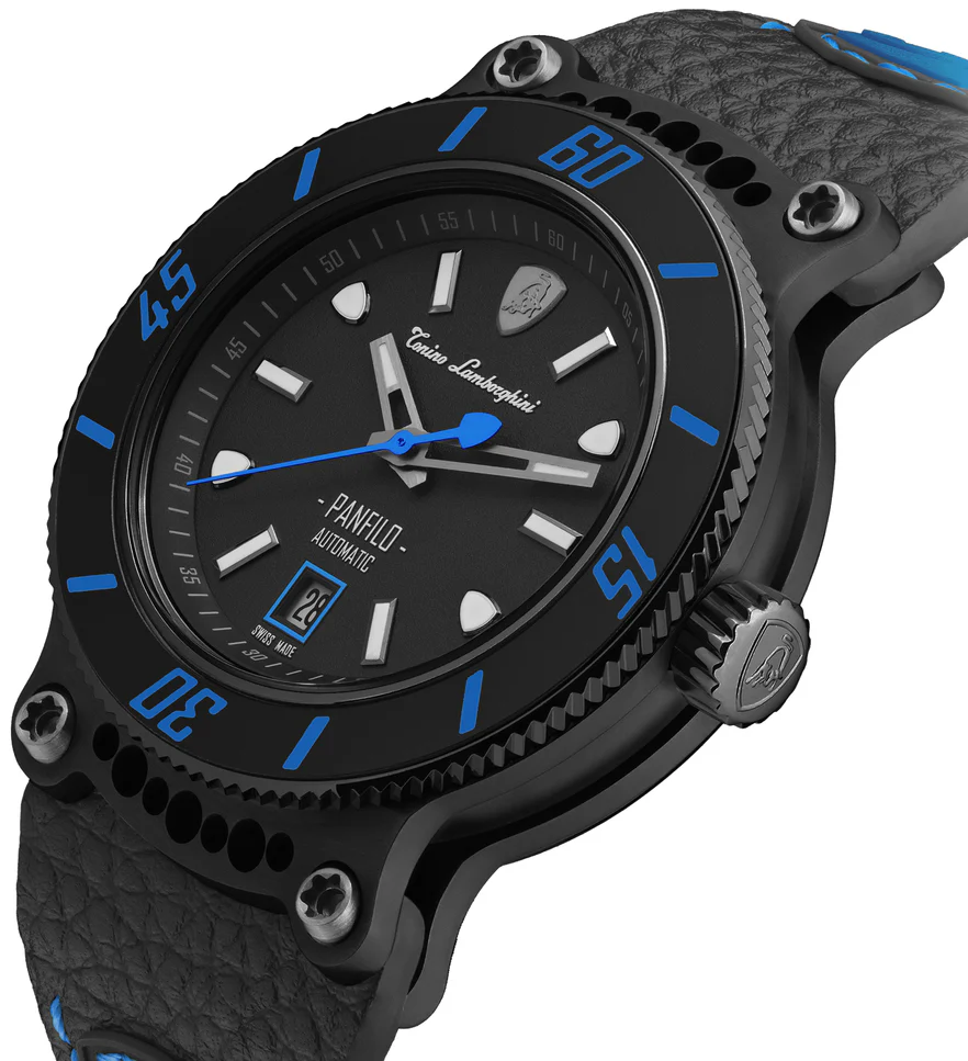 Tonino Lamborghini Watch Panfilo Black Blue - Image 2