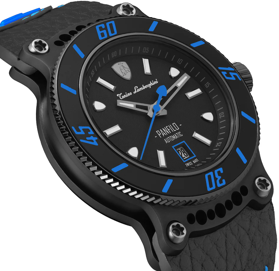 Tonino Lamborghini Watch Panfilo Black Blue - Image 3