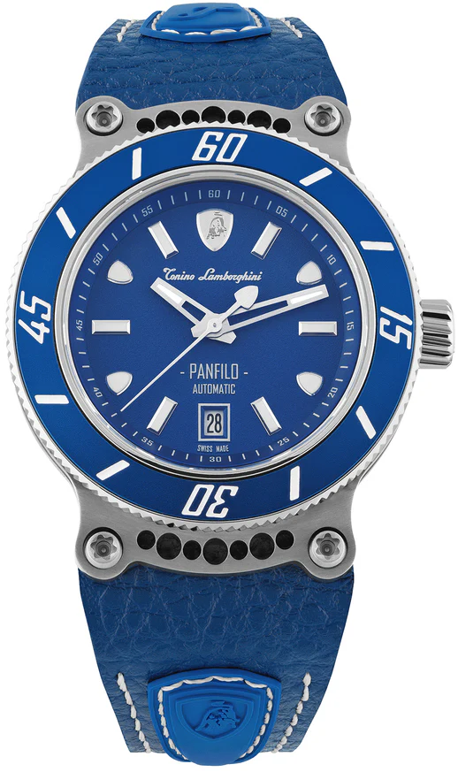 Tonino Lamborghini Watch Panfilo Titanium Blue