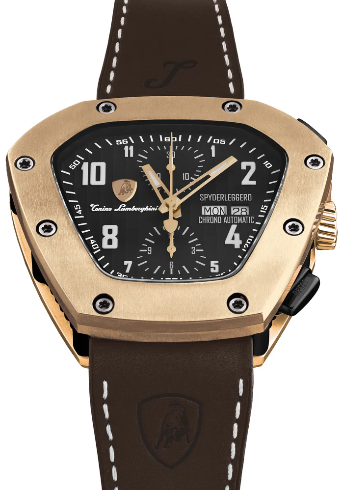 Tonino Lamborghini Watch Spyderleggero Chrono Rose Gold - Image 4