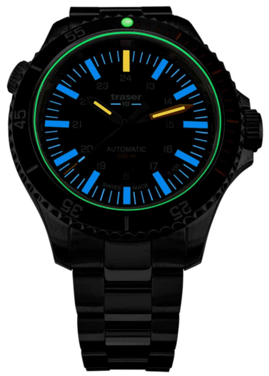 Traser H3 P67 Diver Automatic T100 Grey Bracelet Watch - Image 3
