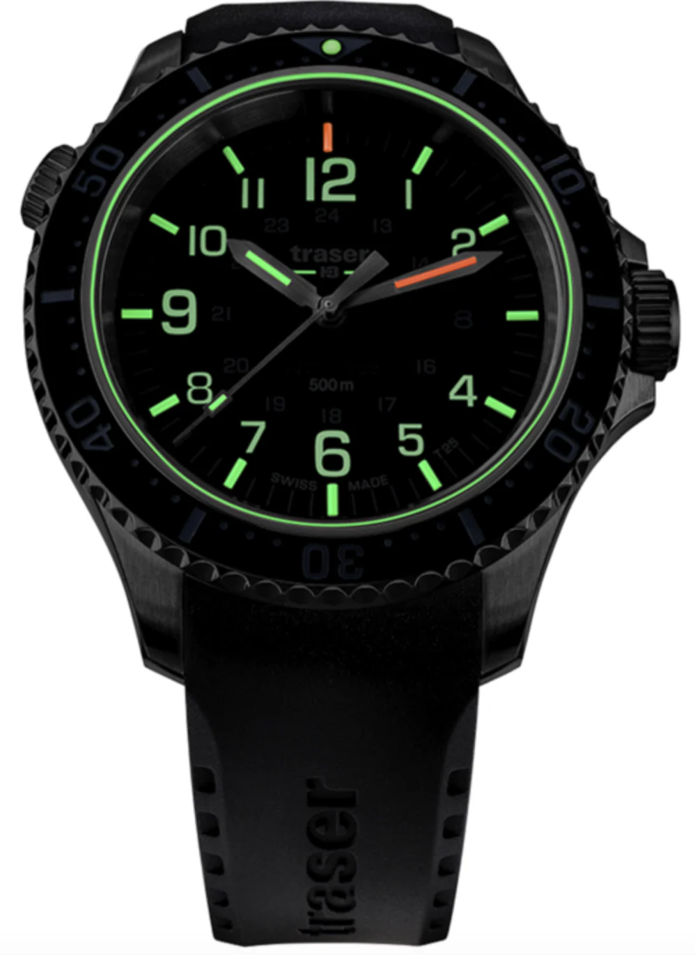 Traser H3 P67 Diver Blue Rubber Watch - Image 3
