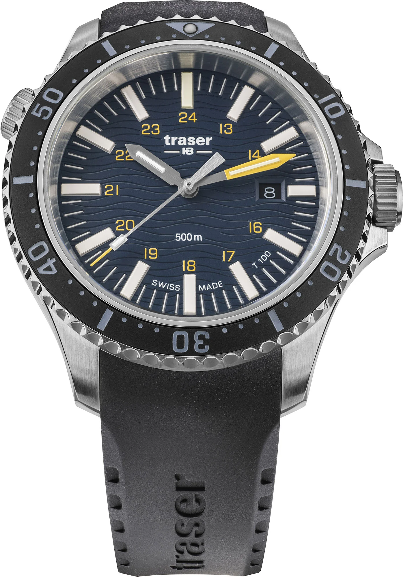 Traser H3 P67 Diver T100 Blue Rubber Watch