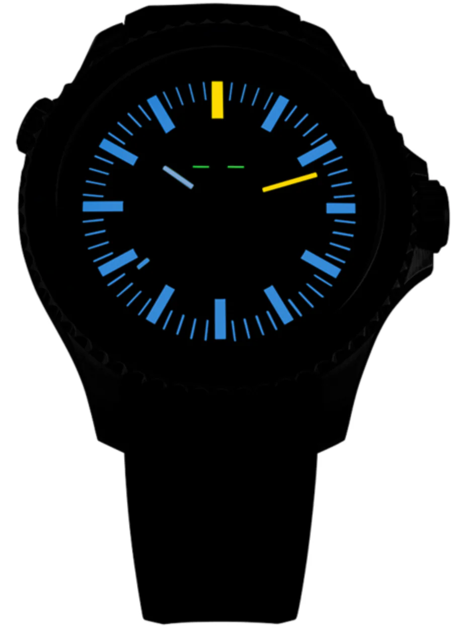 Traser H3 P67 Diver T100 Blue Rubber Watch - Image 2