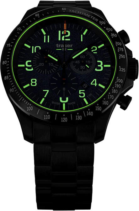 Traser H3 P67 Officer Pro Chronograph Blue Watch - Image 2