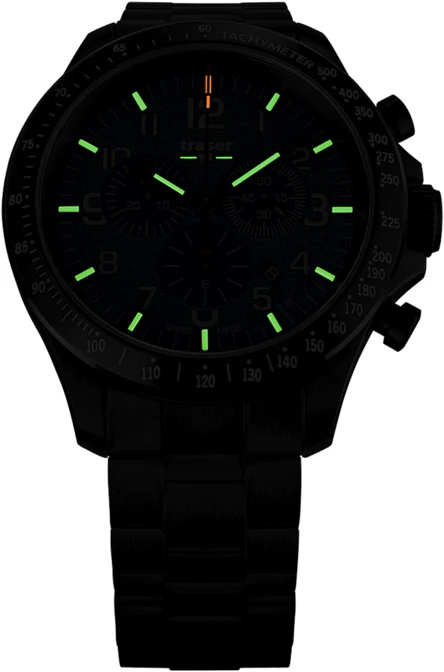 Traser H3 P67 Officer Pro Chronograph Blue Watch - Image 3