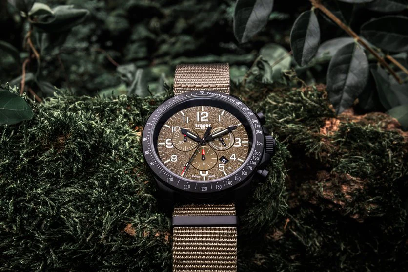 Traser H3 P67 Officer Pro Chronograph Khaki Watch - Image 2