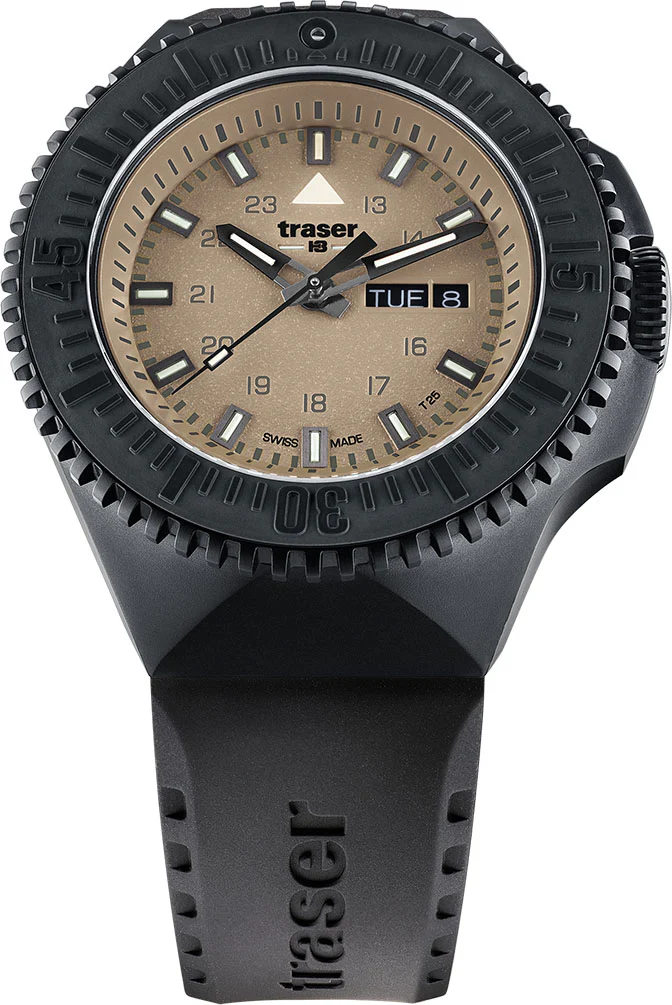 Traser H3 P69 Black Stealth Sand Rubber Watch
