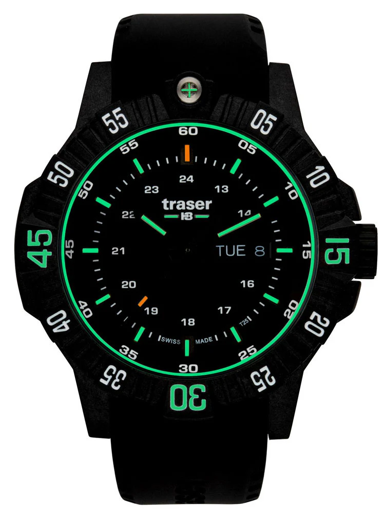 Traser H3 P99 Q Blue Rubber Watch - Image 2