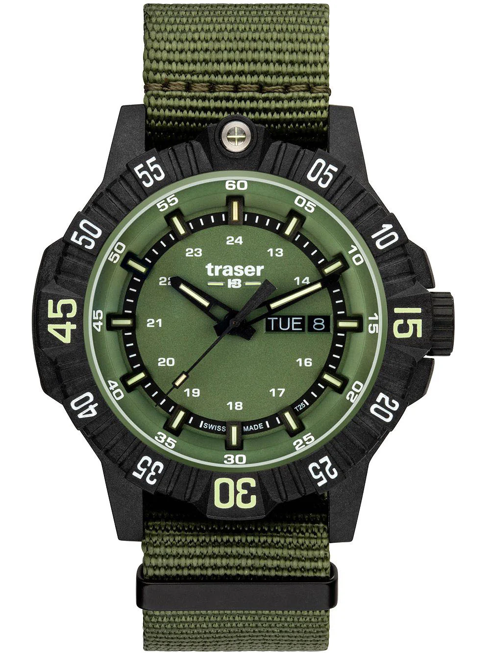 Traser H3 P99 Q Green Nato Watch - Image 6