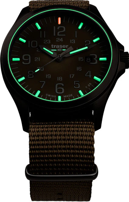 Traser H3 P67 Officer Pro GunMetal Khaki Watch - Image 2